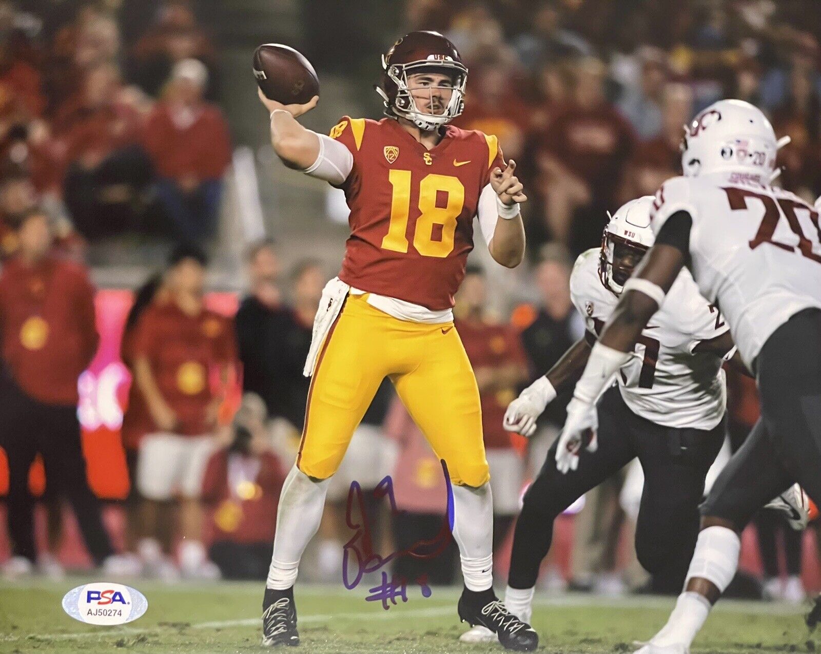 JT J.T Daniels Signed Autographed USC Trojans 8x10 Photo Poster painting Heisman PSA/DNA