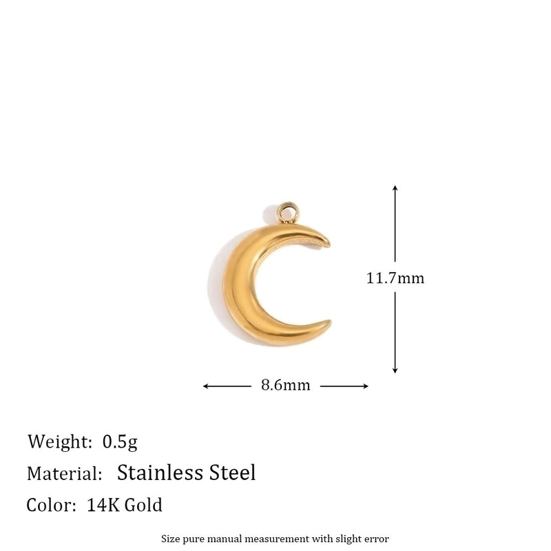 1 Piece 304 Stainless Steel 14K Gold Plated Geometric Jewelry Accessories Pendant