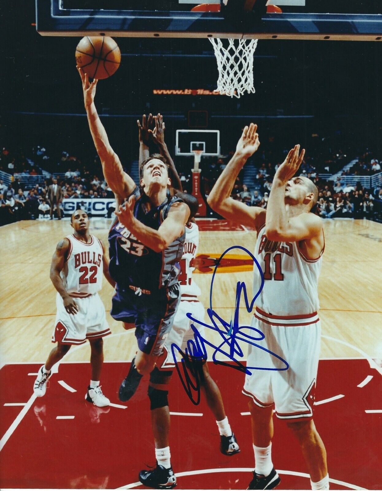 Signed 8x10 CASEY JACOBSEN Phoenix Suns Autographed Photo Poster painting w/COA