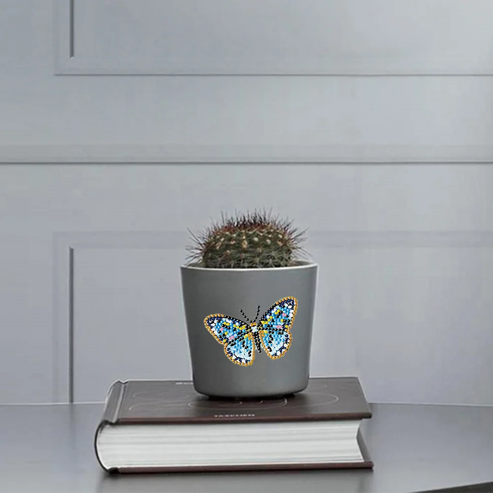 4pcs 5D DIY Diamond Painting Stickers Butterfly Art Craft Kits Gift