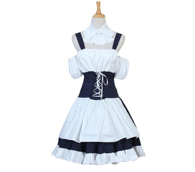 Chobits Chii Eruda Blue Maid Dress Cosplay Costume