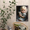 Diamond Painting -DIY Full Square Drill Cute Girl(35x45cm)