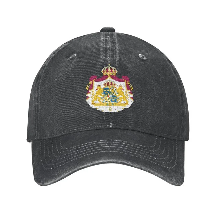 Unisex Cotton Coat Of Arms Of Sweden Baseball Cap Adult Adjustable Dad Hat Men Women Hip Hop