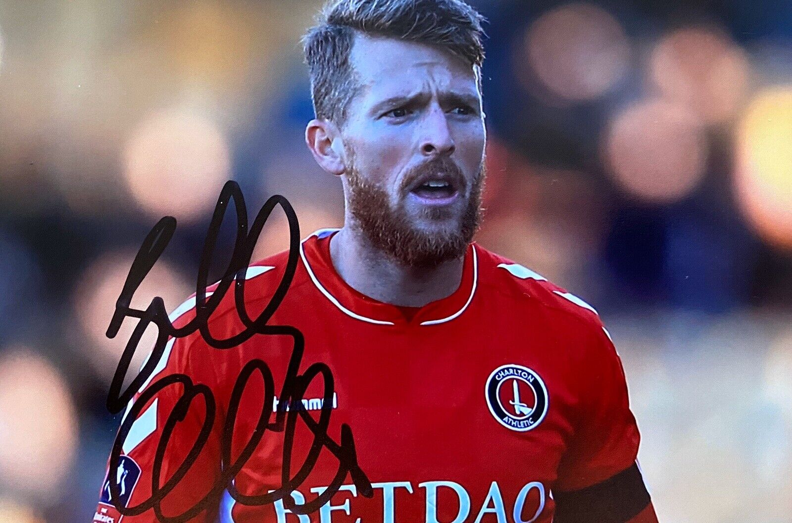 Billy Clarke Hand Signed 6X4 Photo Poster painting - Charlton Athletic