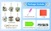 6Pcs DIY Garden Daisy Special Shape 5D Diamond Art Keychain for Birthday Gift