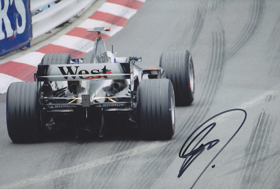 David Coulthard Hand Signed Photo Poster painting 12x8.