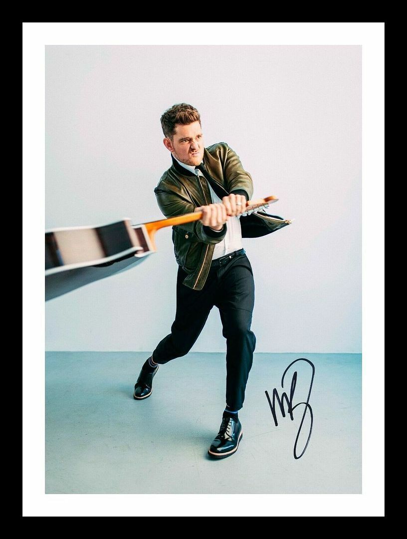 Michael Buble Autograph Signed & Framed Photo Poster painting 7