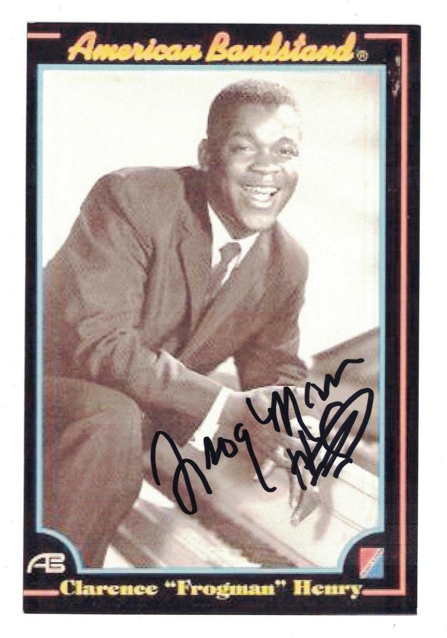 Clarence Frogman Henry Signed Autographed 4 x 6 Photo Poster painting Blues Singer Pianist