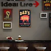 Dad's BBQ - Metal Tin Signs(8*12Inch/12*16Inch) - Bar