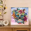 Diamond Painting-DIY Crystal Rhinestone Skull