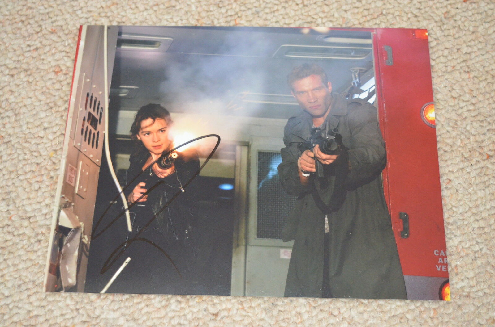 JAI COURTNEY signed autograph In person 8x10 (20x25 cm) TERMINATOR GENYSIS