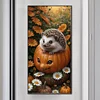 >SALE<5D DIY Full Round Drill Diamond Painting Hedgehogs Kit Home Decoration 40x80cm