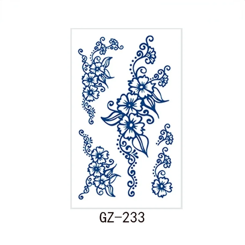 Net Red Herbal Juice Tattoo Sticker Semi-permanent Waterproof Sweat Resistant Tattoo Masking Scar Tattoo Sticker