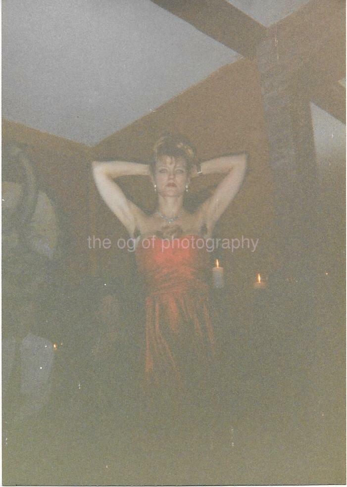 Armpit Reveal In The Shadows FOUND Photo Poster paintingGRAPH ColorOriginal 98 18