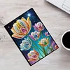 DIY Flower A5 Special Shaped 50 Pages Diamond Painting Notebook