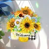 Diamond Painting Double Sided Acrylic Sunflower Bouquet Hanging Diamond Art Kits