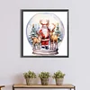 >SALE<5D DIY Full Round Drill Diamond Painting Santa Claus Crystal Ball Home Decor