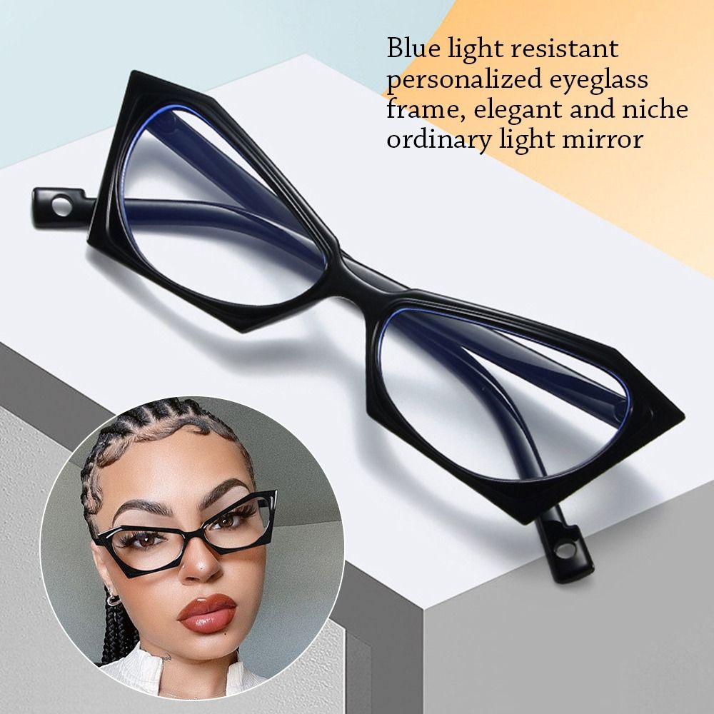 Eye Protection Anti-Blue Light Glasses Classic Blue Ray Blocking PC ...