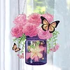 Glow Schmetterling Vase - 5d DIY Handwerk Ornament