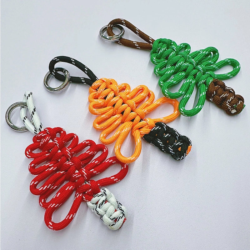 New Arrival Christmas Tree Gift Hand-Woven Bag Package Pendant Christmas Hanging Decoration Mobile Phone Strap Keychain Ornaments