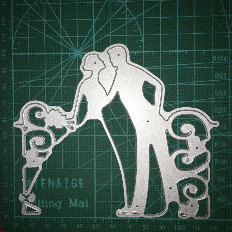 Metal Cutting Dies For Scrapbooking Embossing Die Hollow Oval Frame Cut Dies DIY Paper Cards Craft Stencils