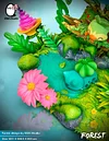 Forest Type Family - Pokemon Resin Statue - EGGS Studios