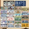 Car Plate License - Random Metal  Sign Mystery Box Surprise Box 10pcs - /20pcs - /30pcs - /50pcs - 