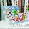 1Pcs Diamond Painting Christmas Theme Greeting Card Set with Envelopes