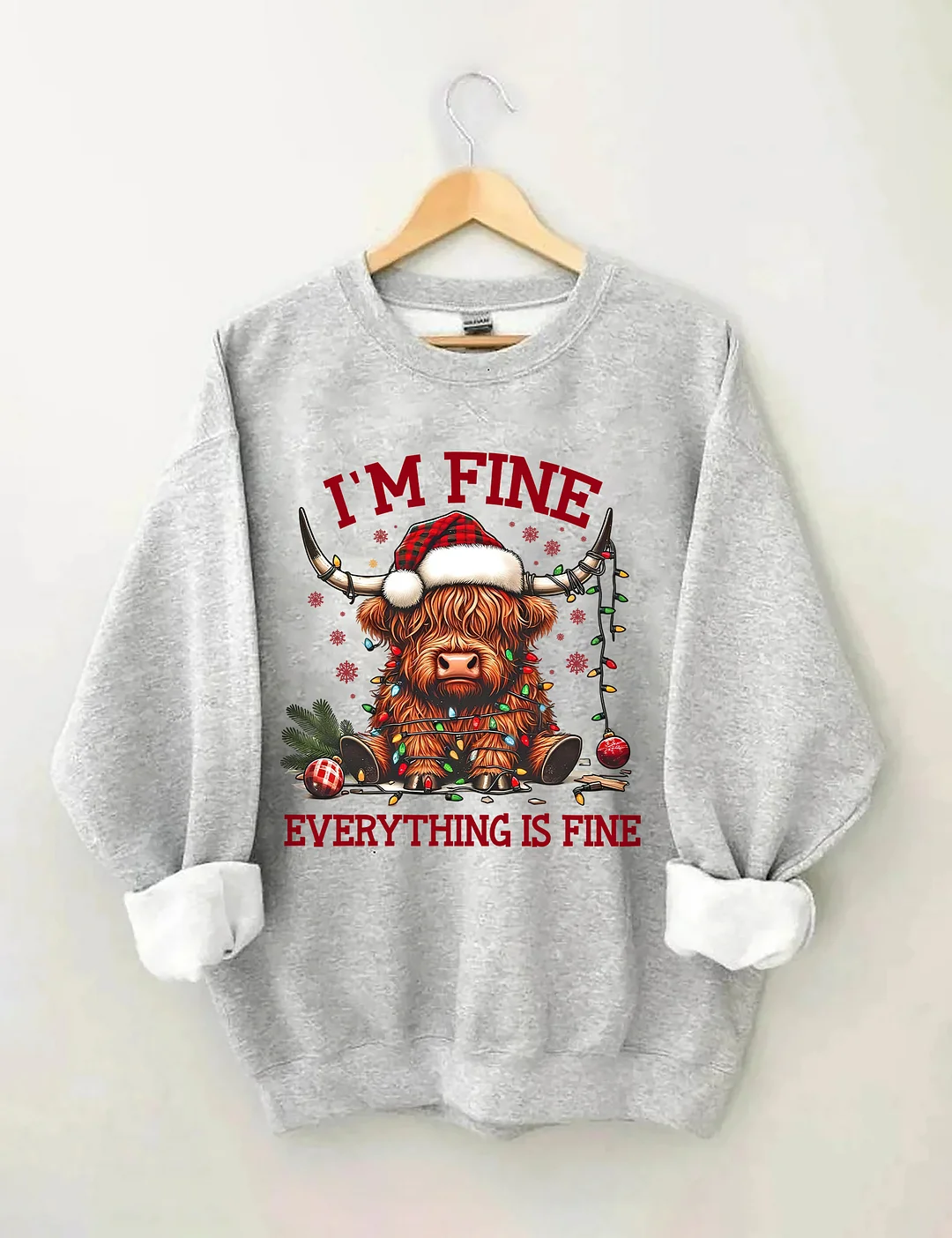 I'm Fine Everything Is Fine Sweatshirt