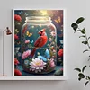 Diamond Painting -DIY Round Drill Bird in Bottle