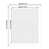 2pcs/5pcs set Large Diamond Painting Blank Canvas with Glue - Round/Square Blank Grid Canvas Empty for Customized Projects Multiple Size Options DIY Diamond Art Accessories