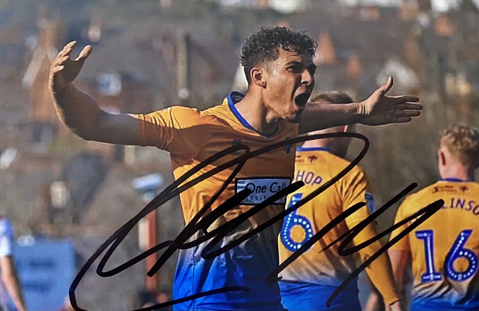 Tyler Walker Genuine Hand Signed Mansfield Town 6X4 Photo Poster painting