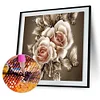 Diamond Painting-DIY Full Round Drill Retro Flowers(35*35cm)