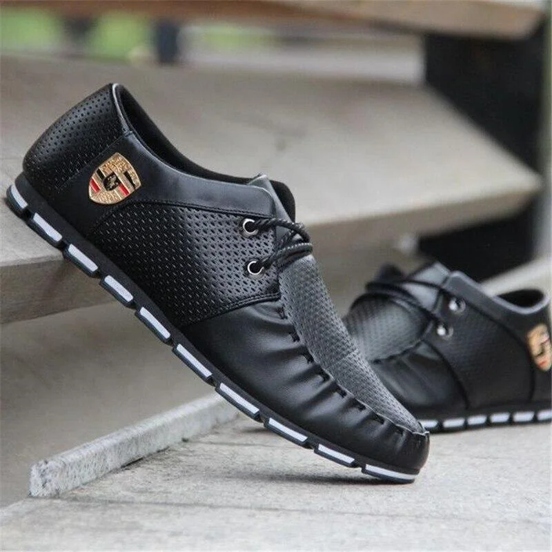 Brand New Fashion Men Loafers Men Leather Casual Shoes High Quality Adult Moccasins Men Driving Shoes Male Footwear Unisex 1109-1