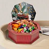 5D DIY Diamond Art Painting Wood Snack Storage Box with Lid (Christmas Candle)