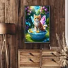 Diamond Painting-DIY Full Round Drill Wings Cat(40x60cm)