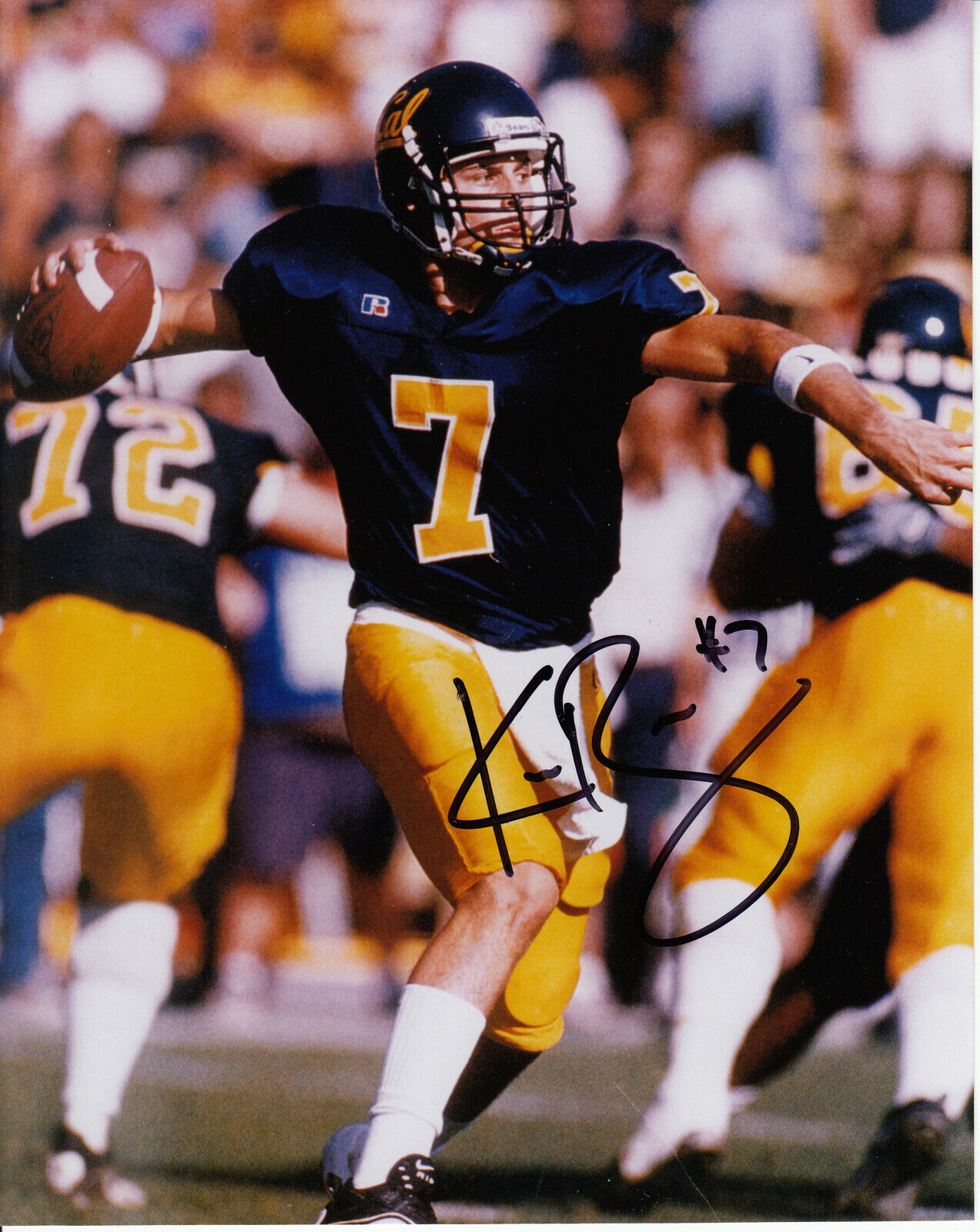 Kyle Boller #1 8x10 Signed Photo Poster painting w/ COA California Golden Bears