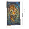 (40*70cm)Tiger - Full Round Drill Diamond Painting