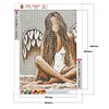 DIY Diamond Painting Kit 5d Engel Fee volle Runde Bohrer Bild (WT467)