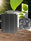 6V 6W Solar Exhaust Fan Waterproof Mini Ventilator Solar Panel Powered Fan