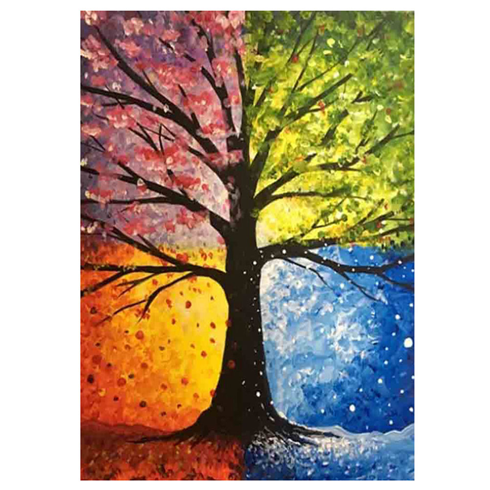 

(Multi-Size) Colorful Tree - Round/Square Drill Diamond Painting - 30*40CM, Square diamond, 501 Original