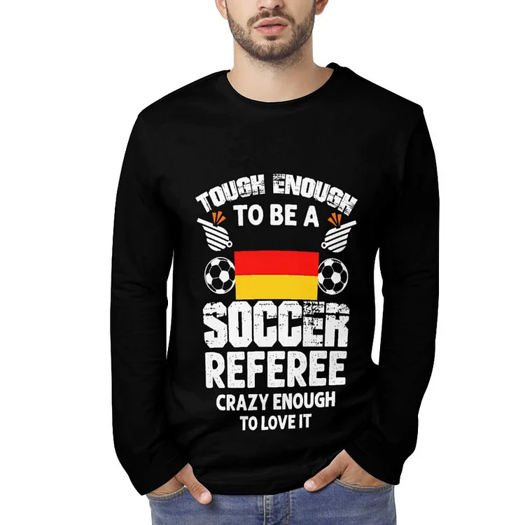 Full Print Long Sleeve T Shirt Germany Flag