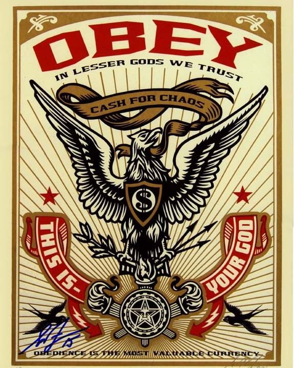 SHEPARD FAIREY signed autographed 11x14 Photo Poster painting