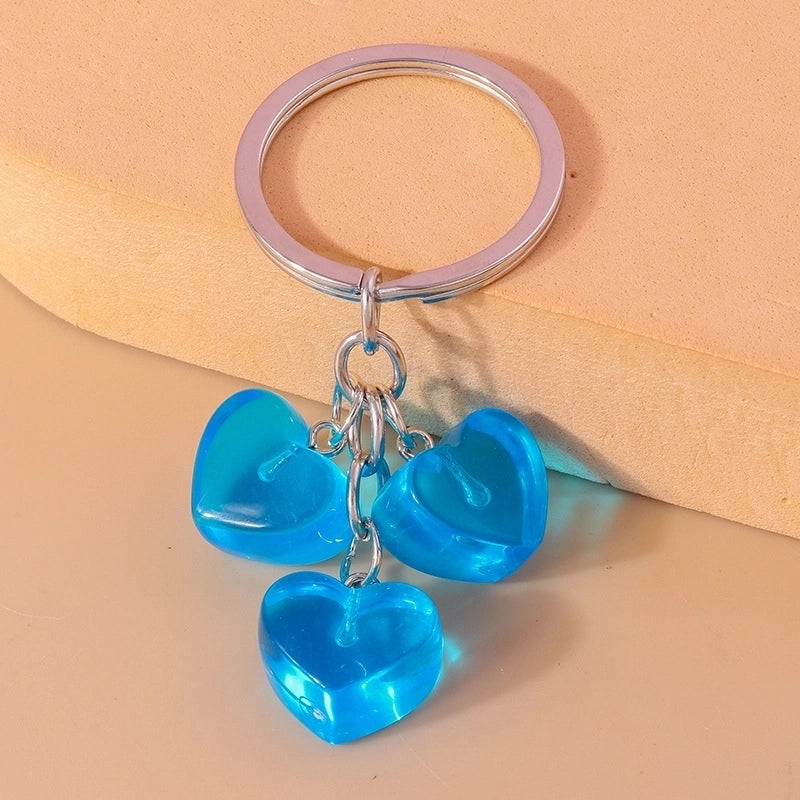 Minimalist Color Block Resin Women’s Keychain