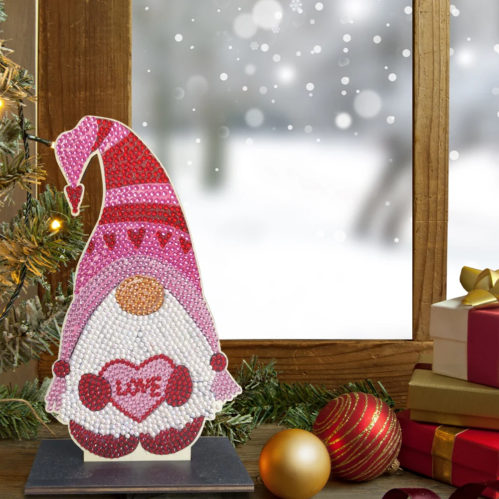 Christmas Diamond Art Ornaments Rhinestones Single-Sided for Kids Gifts