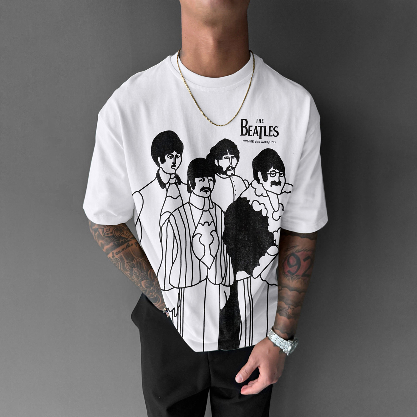 The Beatles CDG - Printed T-Shirt
