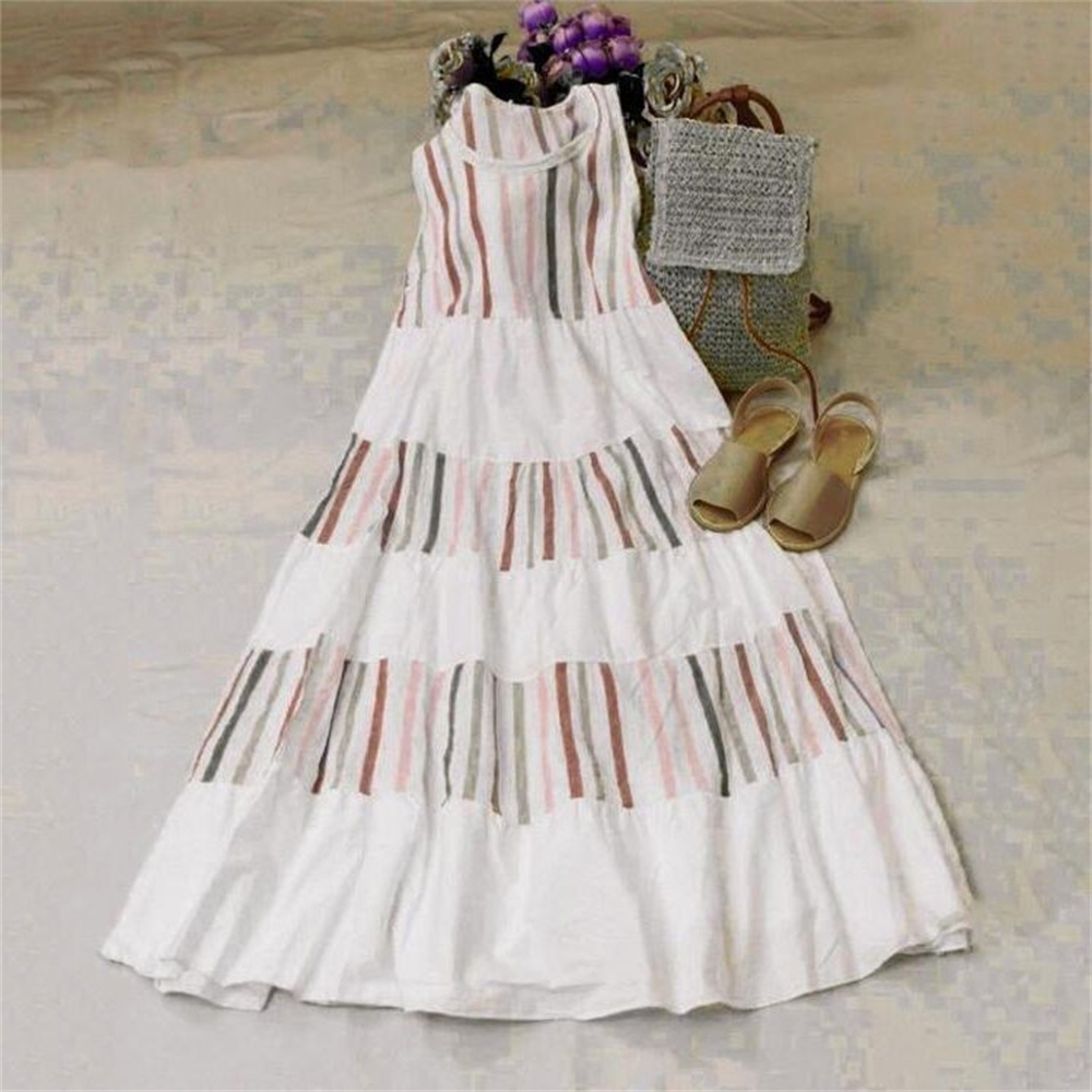 Full of Personality Striped Maxi Dress--vocosishoes