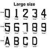 LED Illuminated Modern Address Sign Waterproof Personalized Solar Powered Address Number Dusk To Dawn Adhesive Or Screw Mount for Outside House Light Up Courtyard Hotel Bar