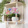 2pcs Flower Bird Diamond Painting Double-sided Crystal Window Suncatcher Craft Set Birthday Gifts Home Garden Decor Hanging Kit