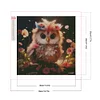 Owl-Full Square Diamond Painting(35x35cm)